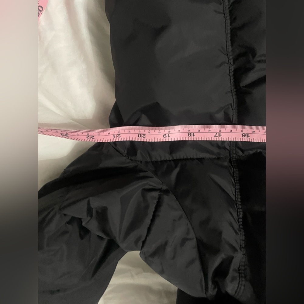 French Connection Black Mid length Women's Puffer Coat with Hood - Picture 8 of 14